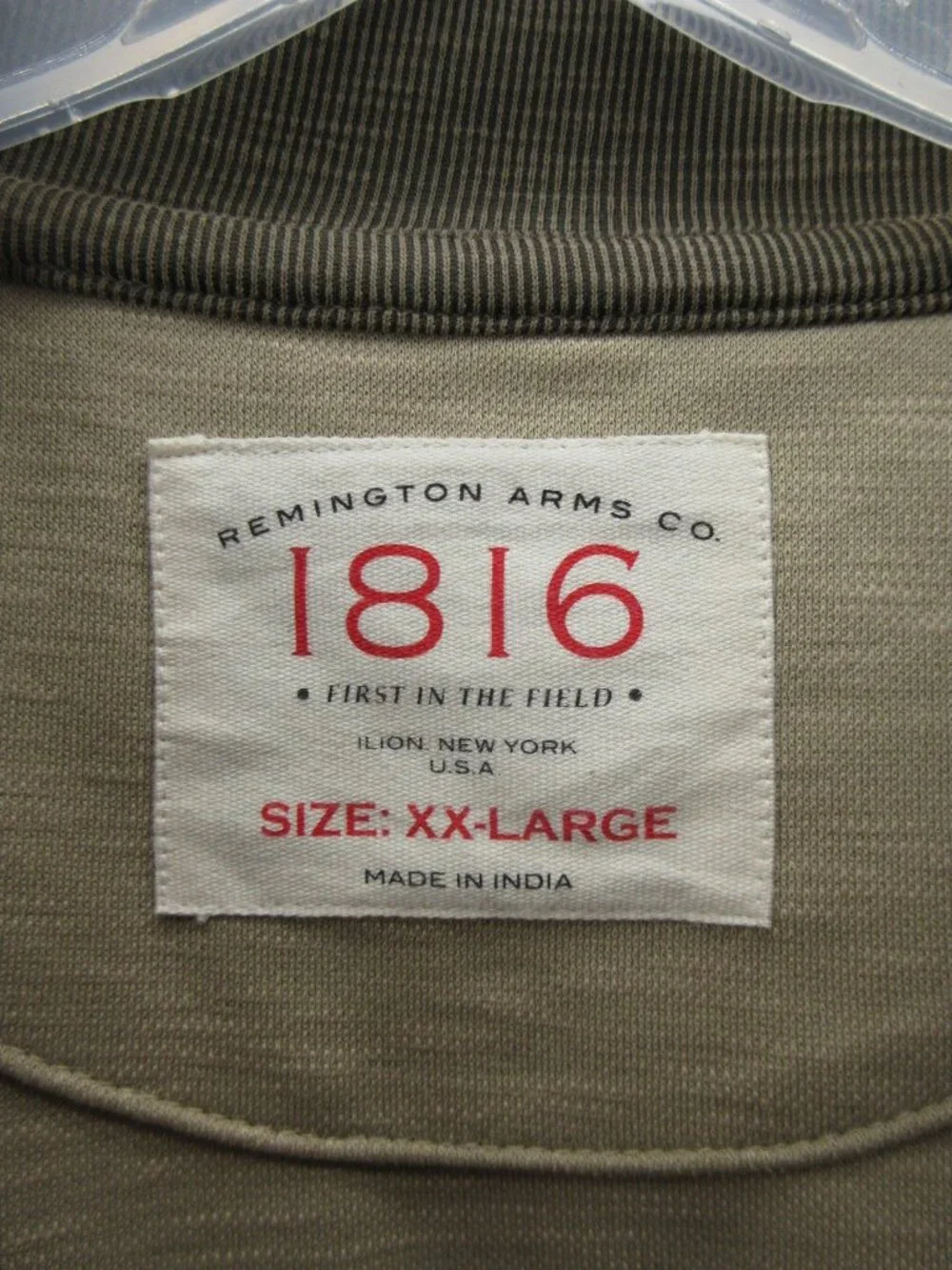 Remington Shirt XXL Green Henley Pullover Colorblock Raglan Knit NEW